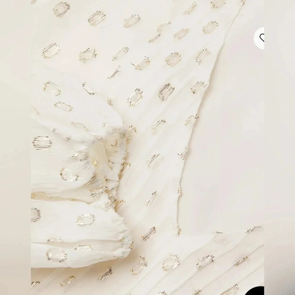 Lilly Pulitzer Size 4 Cleme Metallic-Dot Blouse - Picture 7 of 12